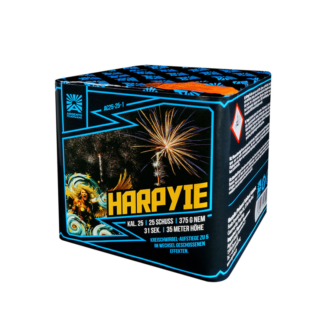 Argento Feuerwerk Harpyie