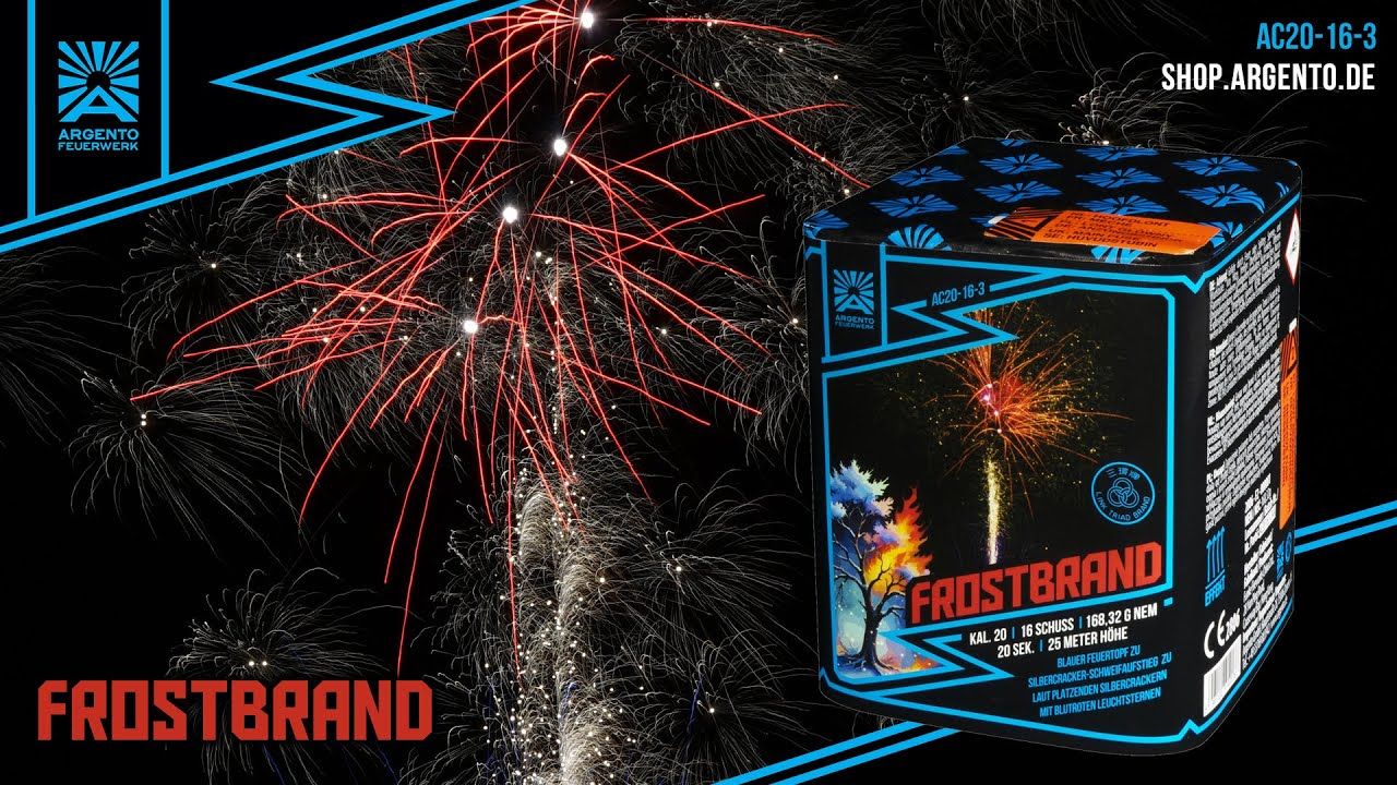 Argento Frostbrand - Feuerwerk Batterie
