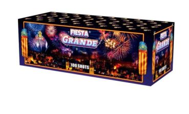 El Gato Fireworks Silvester Verbundbatterie "Fiesta Grande" 100 Schuss