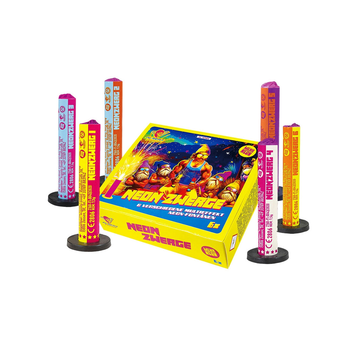 Neon Zwerge von Funke, Jugend- und Kinderfeuerwerk