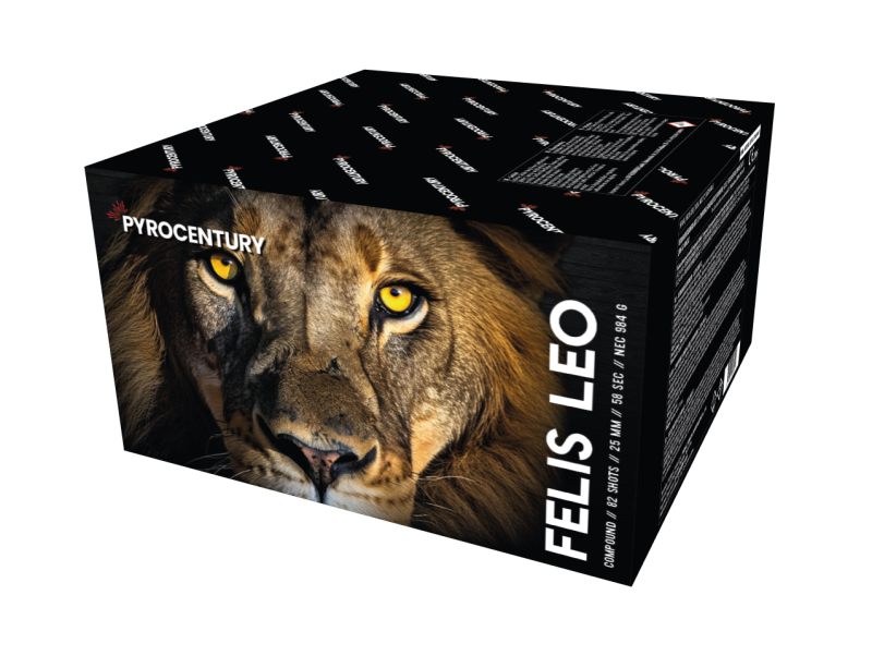 Pyrocentury Felis Leo 82 Schuss Verbundfeuerwerk
